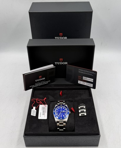 Tudor black bay blue 37mm - tudor,