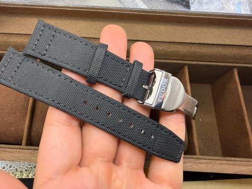 20mm tudor black - tudor, strap