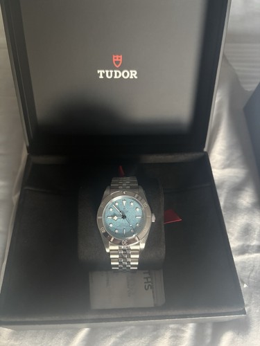 Tudor black bay lagoon blue - black, 54