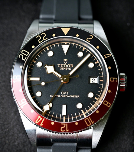 Tudor black bay gmt 39mm - tudor,