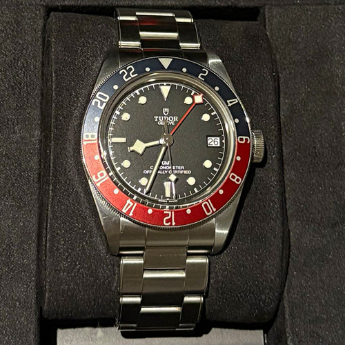 Tudor black bay pepsi - tudor, 79830rb