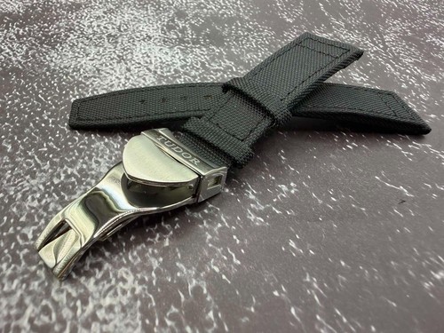 21mm nylon black leather fits - 21mm,