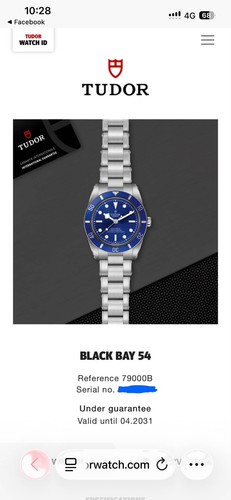 Tudor black bay blue 37mm - tudor,