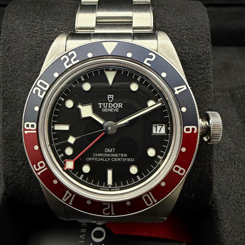 Tudor black bay gmt pepsi - bay,